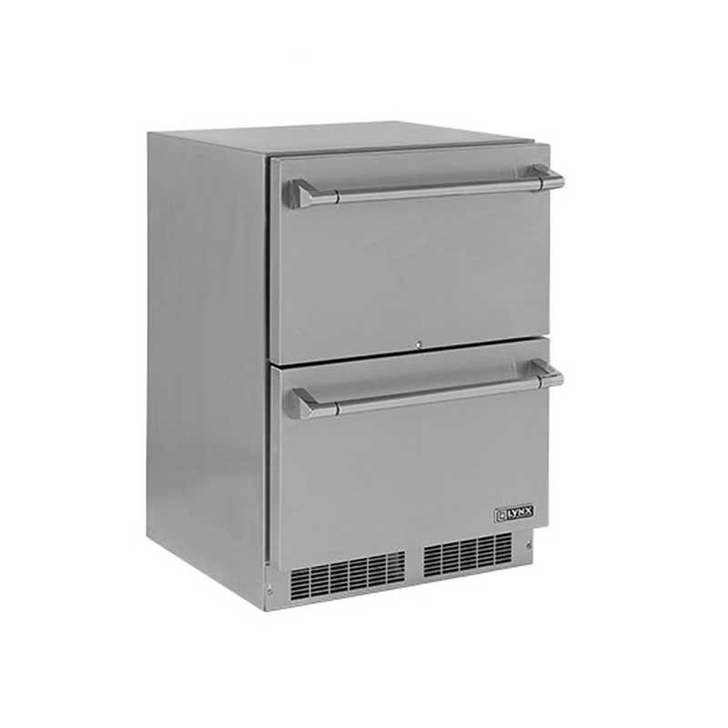 LM24DWR-24-Double-Drawer-Outdoor-Refrigerator LM24DWR 24 Double Drawer Outdoor Refrigerator
