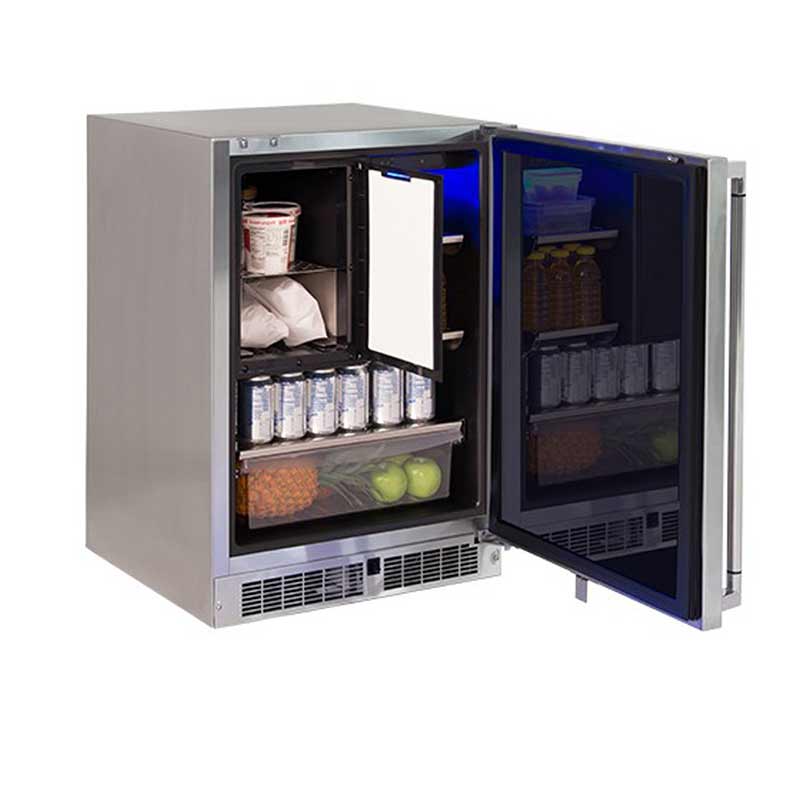 LM24REFCR-24-Outdoor-Refrigerator--Freezer-Combination-Right-Hinge LM24REFCR 24 Outdoor Refrigerator Freezer Combination Right Hinge