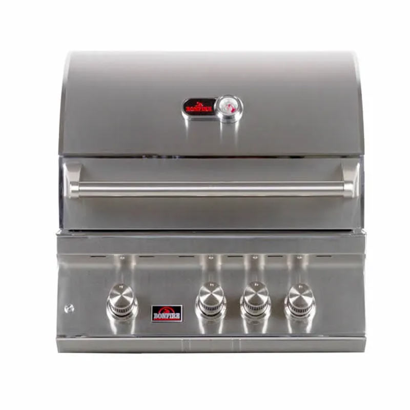 Bonfire-Premium-3-Built-In-Gas-Grill---28 Bonfire Premium 3 Built In Gas Grill 28