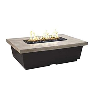 Silver Pine Contempo Rectangle Firetable