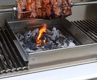 Alfresco solid fuel insert