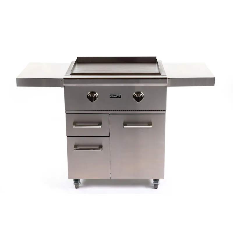 Coyote-freestanding-flat-top-grill Coyote freestanding flat top grill